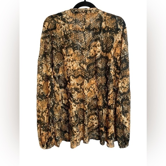 NWT Free People Out For The Night Top in Snake Combo Size Small - Picture 5 of 12